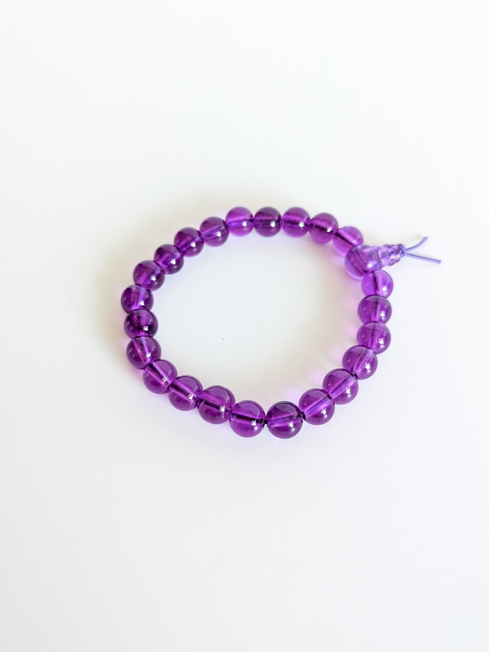 Y2K Vintage Power Bead / Good Fortune Bracelet - Intelligence